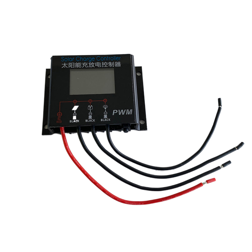 New Design 10A 20A Waterproof Solar Power Controller 12V 24V with LCD Display for 3 Kinds of Battery