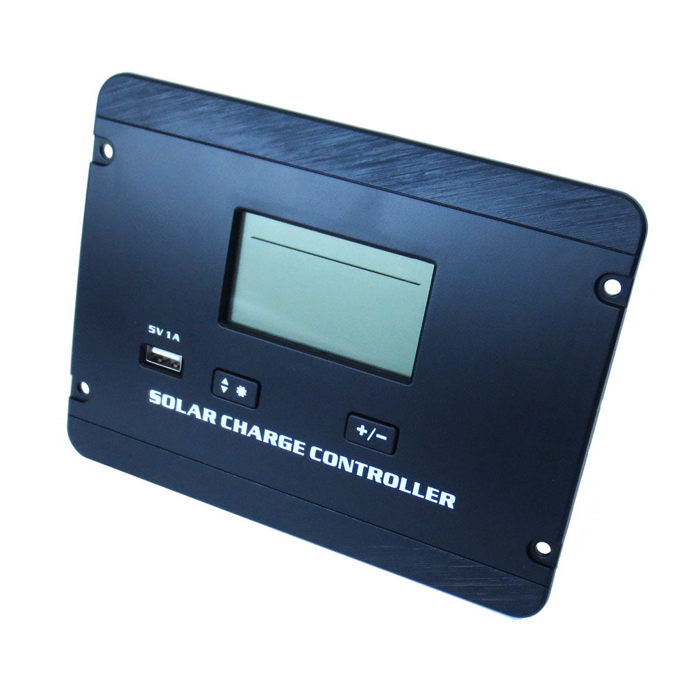 30A Flush Mount Solar Charge Controller for Lead Acid, SLA/AGM/GEL and Lithium Batteries