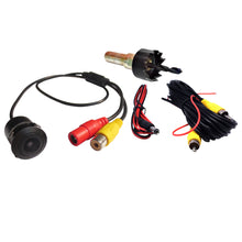 Load image into Gallery viewer, Flush Mount 18.5mm 720p AHD 12V Car Vehicle Reverse Backup Camera with RCA Connector
