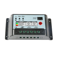 Load image into Gallery viewer, New Design Dual Battery PWM Solar Charge Controller 12V 24V 10A 20A 30A for Lead Acid
